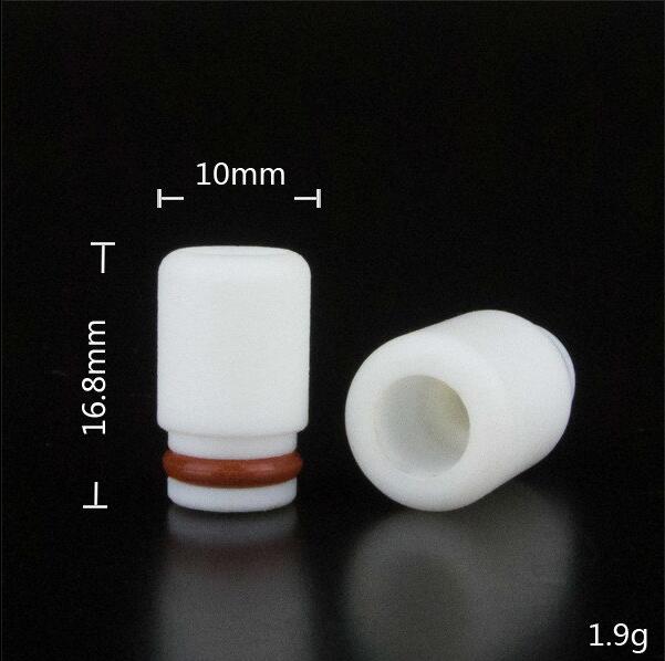 510 Teflon Drip Tips Wide Bore Drip Tips Mouthpiece Fit EGO Vaporizer Atomizers Tanks Plastic Ce4 Rda Electronic Cigarette Clearomizer