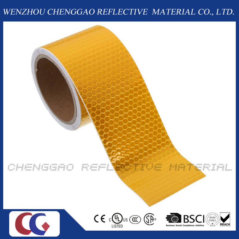 Solid Yellow Caution Reflective Warning Tape for Taffic Sign (C3500-OXY)