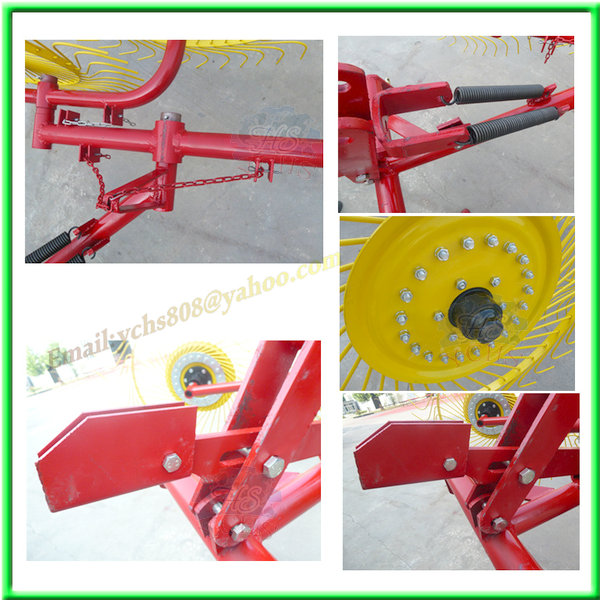 Farm Machinery Hay Rake Yto Hanging Raker