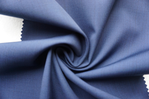 Blue Wool Fabric for Suit