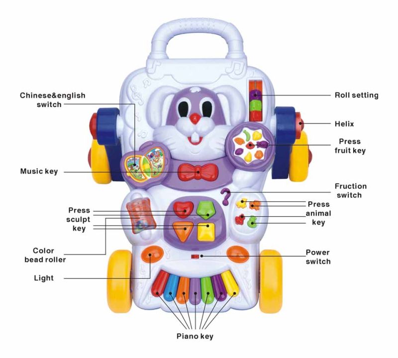 CE Approval Sit-to-Stand Learning Walker