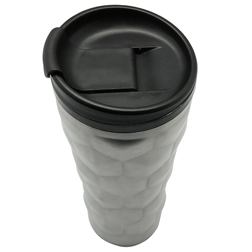 Unique Stainless Steel Vacuum Travel Mug 16oz Silver