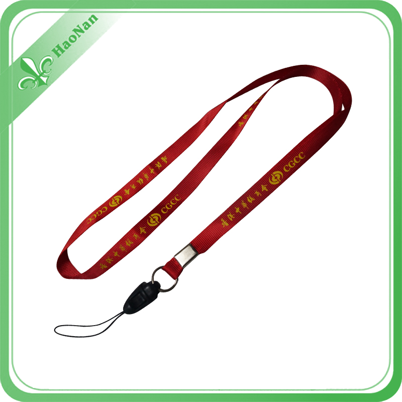 Custom Length Standard Size Sublimation Printing Mobile Phone Lanyards