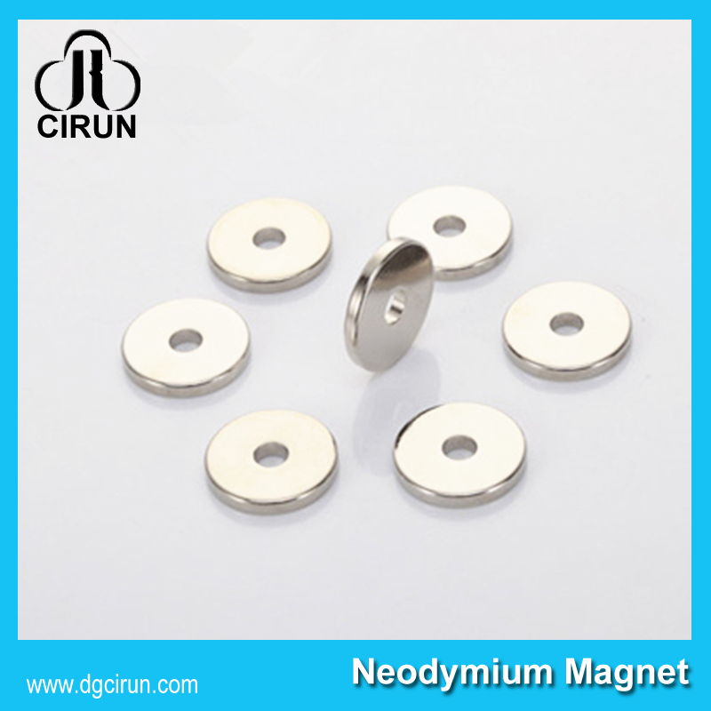 Nickel Coating Strong Rare Earth Small Ring Magnets