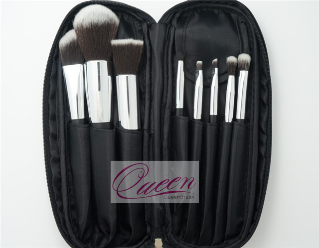 Synthetic Hair Makeup Brushes 8PCS Cosmetic Makeup Brush Set