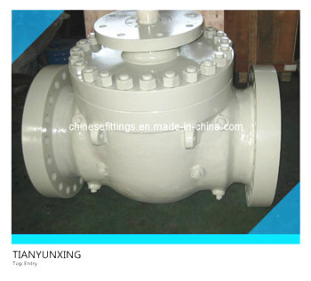 ANSI Full Bore Fb Flanged Trunnion Top Entry Ball Valve