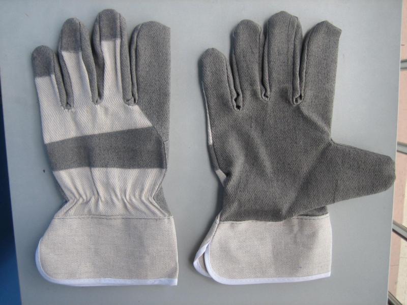 7 Oz PVC Impregnated Full Palm Work Glove