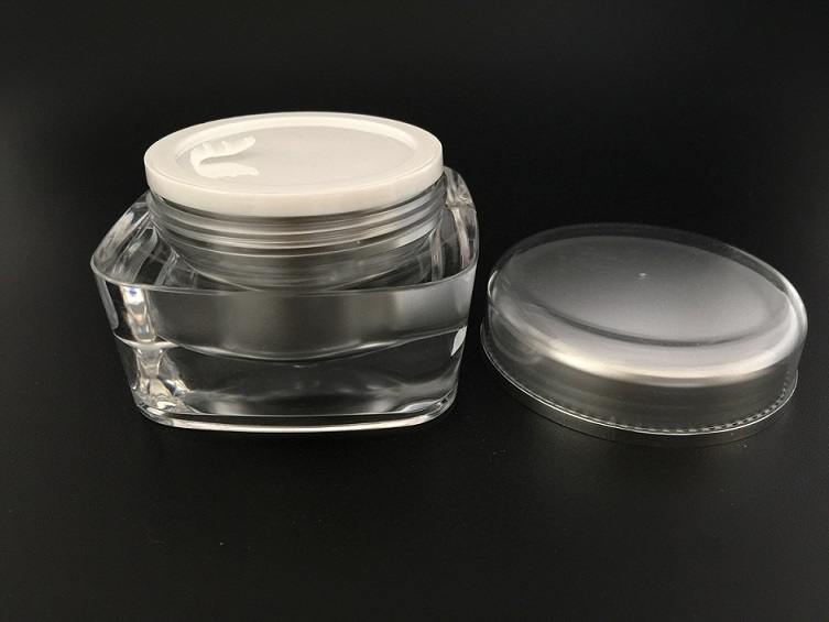 Luxury Customerized Acrylic Cream Bottles for Cosmetic Packaging