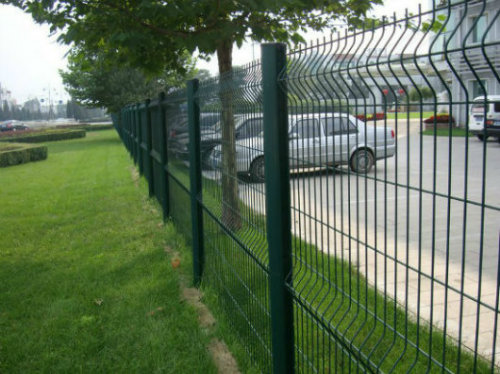 PVC Powder Coated Security Metal Fence Post