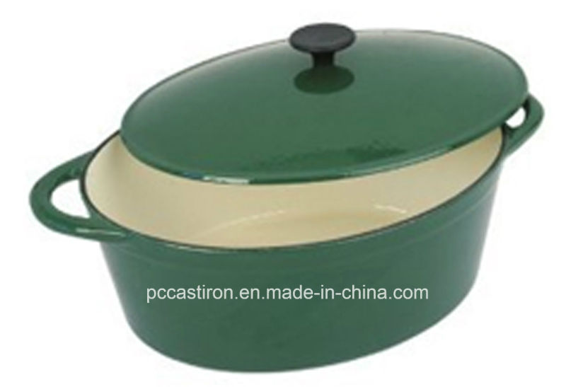 Enamel Cast Iron Cookware Casserole Size 32X26X12cm