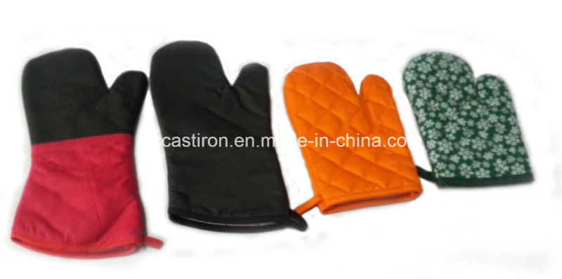 Heat Resisted Flame Retarded Outdoor Cotton BBQ Gloves