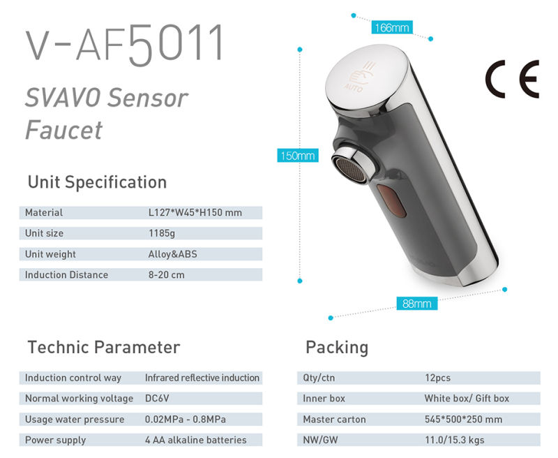 Automatic Infrared Sensor Faucet V-Af5011