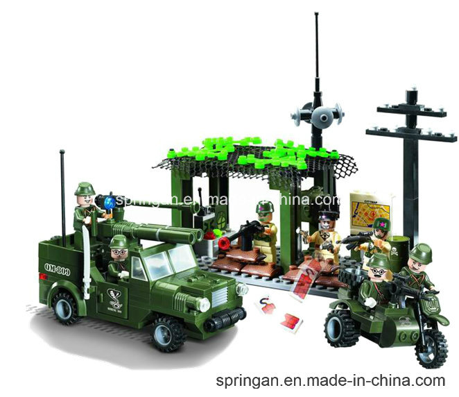 Attack Series Designer Blockhouse Detection of Military 285PCS Blocks Toys