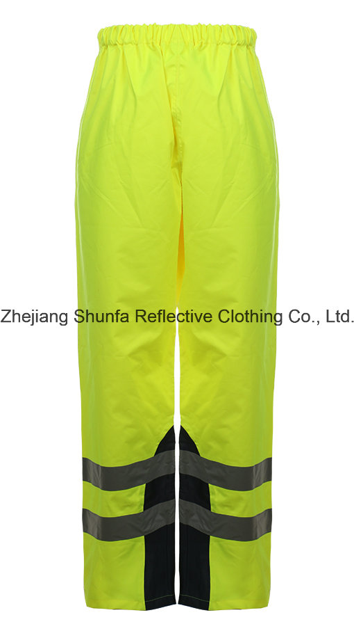 Safety PU High Visibility Reflective Waterproof Pants