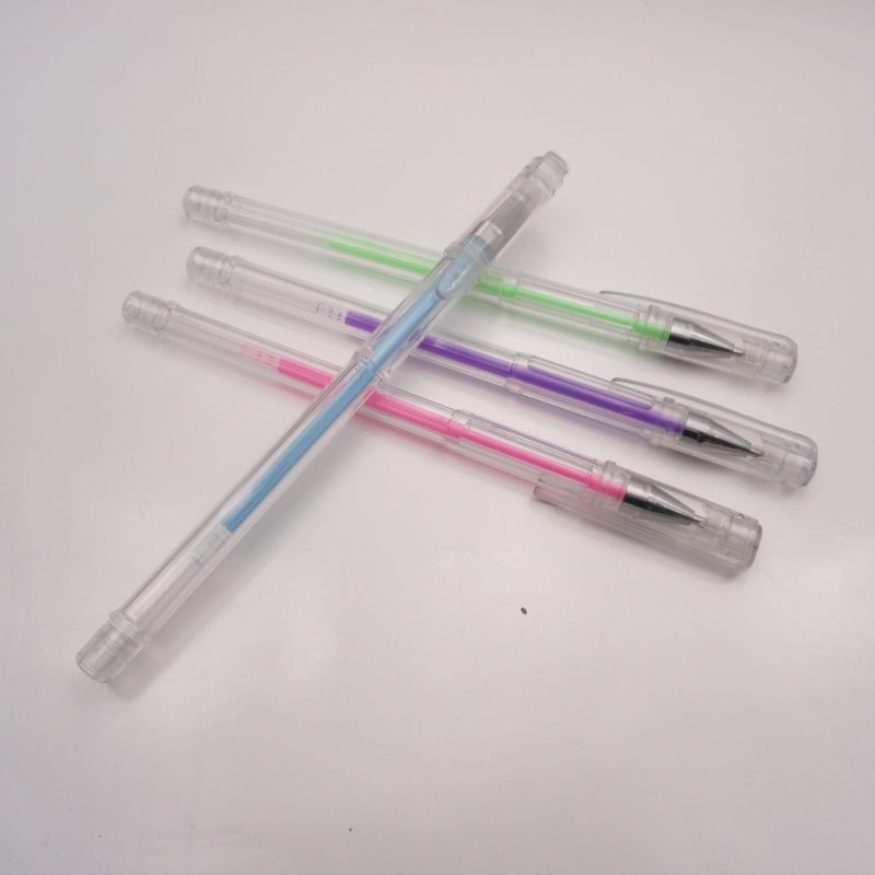 Multi-Color Plastic Gel Pen for Stationery