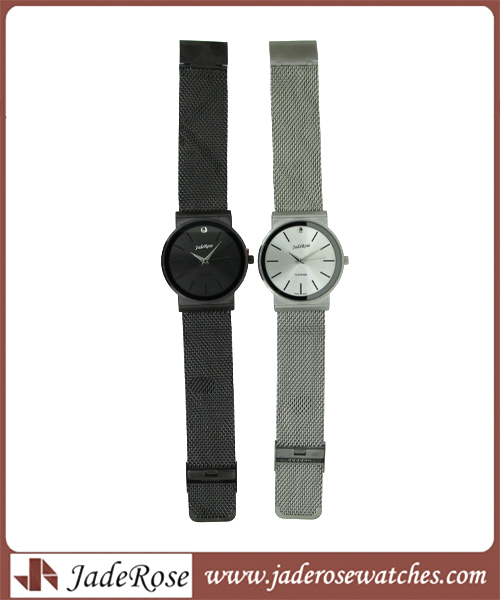 Mesh Gift Alloy Waterproof Men's Wrist Watch