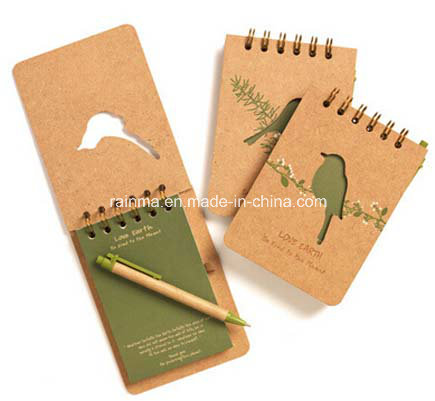 A6 Size Spiral Notebook with Ball Pen