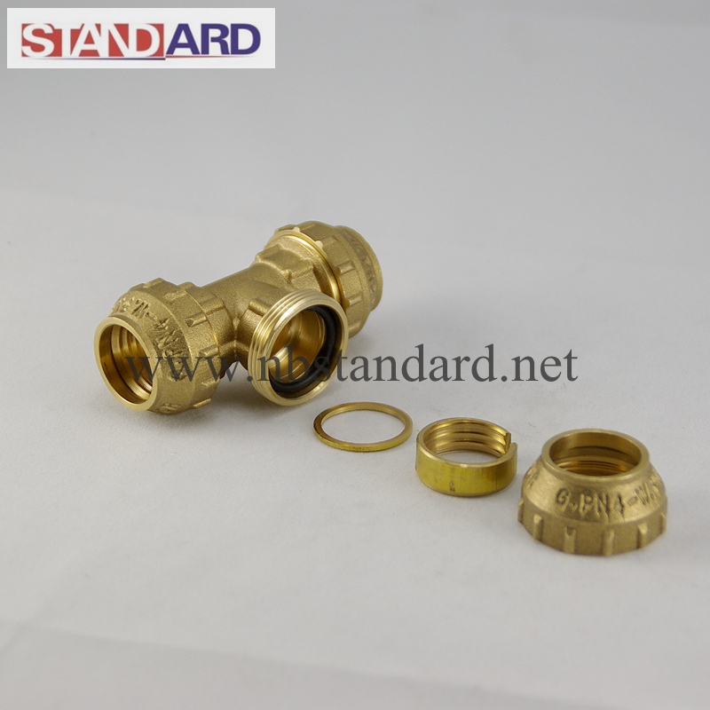 Brass PE Tee Fittings