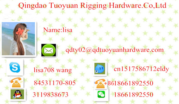 China Manufacter Rigging Hardware Medium Link Chain