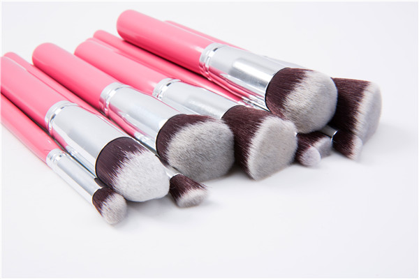 Hot Sale Makeup Brushes 10PCS with Pink Handle