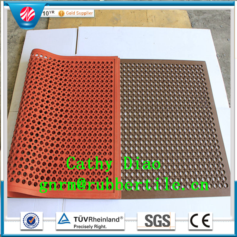 Hotel Rubber Mats, Anti-Fatigue Mat, Anti-Slip Kitchen Rubber Mats Anti-Bacteria Rubber Mat