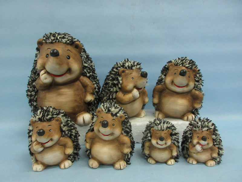 Hedgehog Shape Ceramic Crafts (LOE2529-C9)
