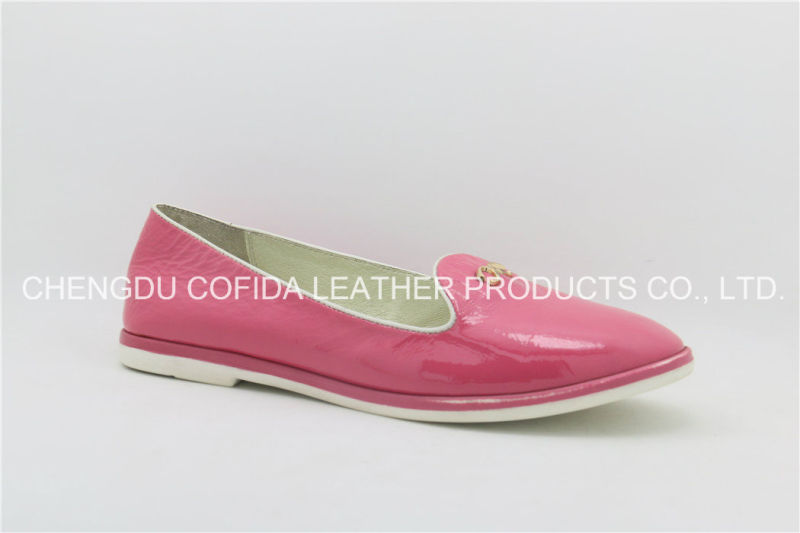 Trendy Fashion Lady Flat Casual Shoes with Simple Design