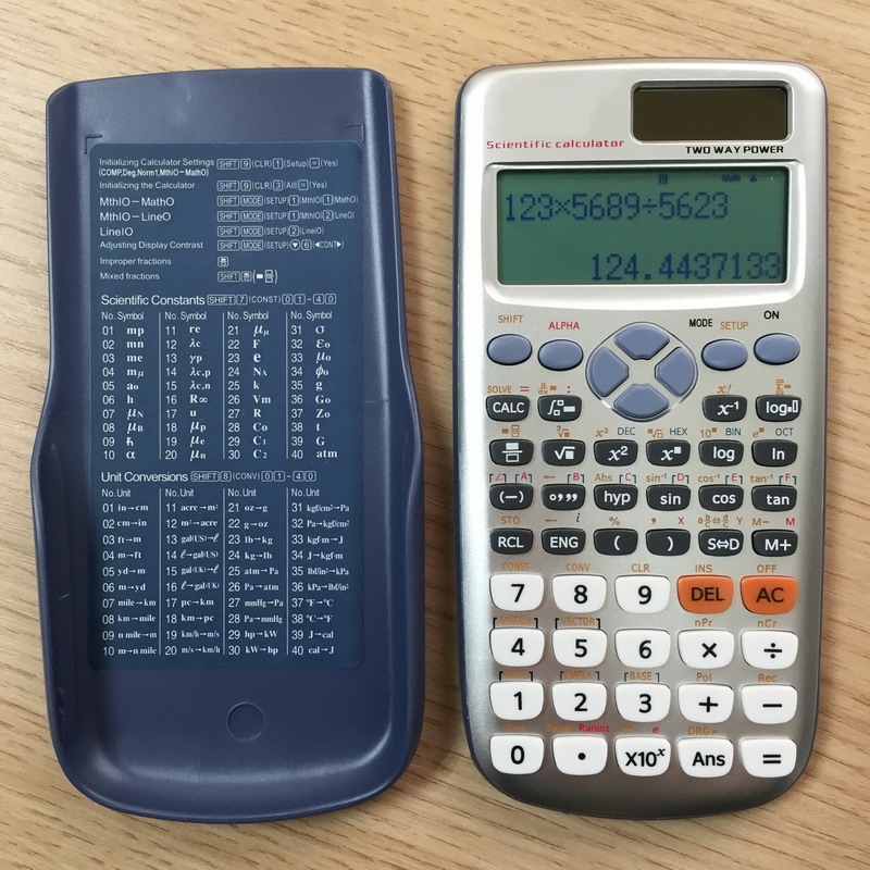 10+2 Digits Secientifc Calculator with 417 Functions (759C)