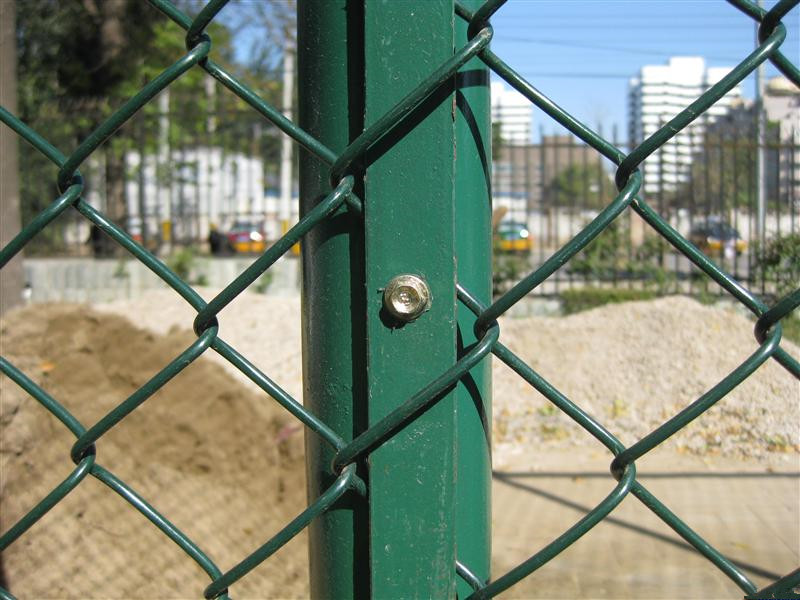 Professional Galvanized / PVC Coated High Corrosion Resistance Chain Link Fence