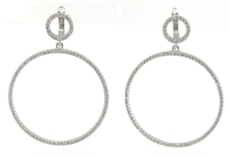 925 Sterling Silver Jewellery and Fashion Round Earrings (E6293)