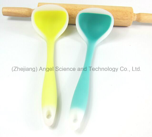 Big Size Hot Sale Translucent Silicone Ladle & Silicone Spoon Sk33