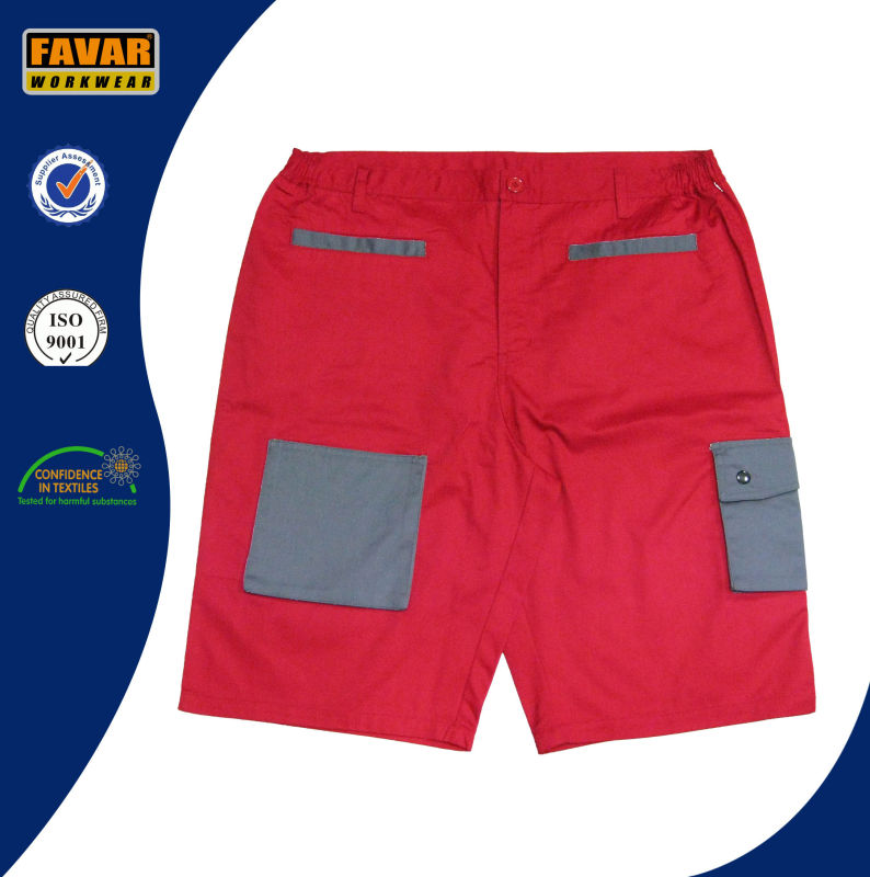 Heavy Duty Cotton Drill Cargo Work Shorts Pants