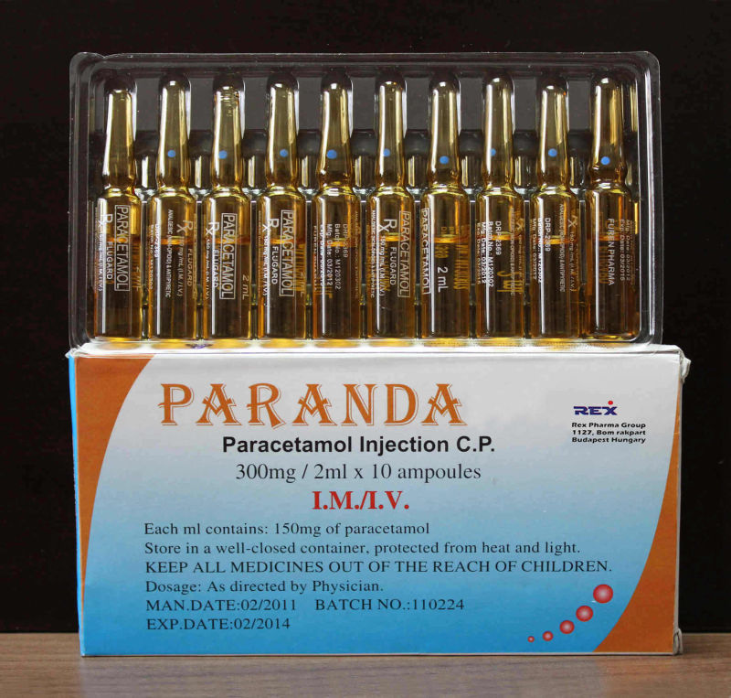 Paracetamol Injection &Actd or Ctd Dossiers of Paracetamol Injection300mg/2ml, 375mg/3ml, 600mg/5ml or Paracetamol Infusion 1g/100ml, 500mg/50ml