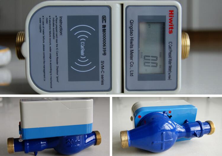 Cheap ISO 4064 Class B Prepaid Water Meter by Smart IC Card WiFi GPRS