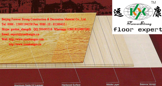High Quality Black Walnut Parquet Engineered Wood Flooring
