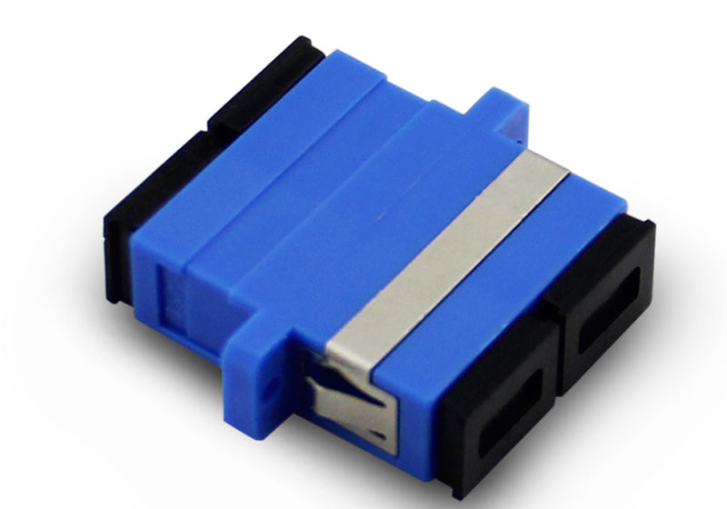 Sc/FC/LC/St Plastic Optic Adapter Metal Fiber Optic Adapter