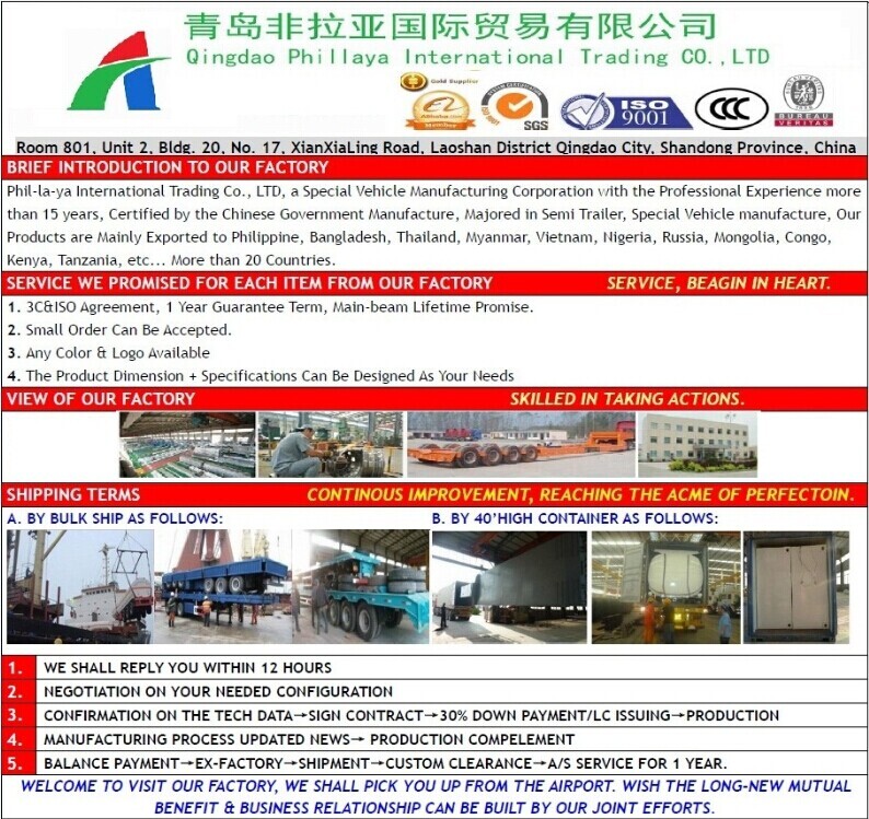 Factory Supply China Skeleton Container Semi Trailer