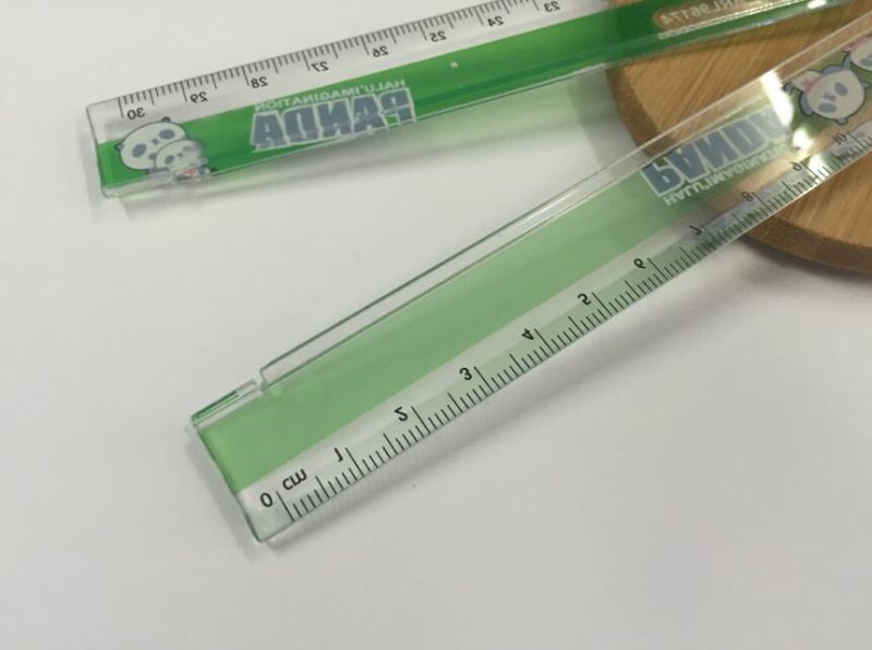 Color Cartoon Folding Office Stationery Plastic Ruler