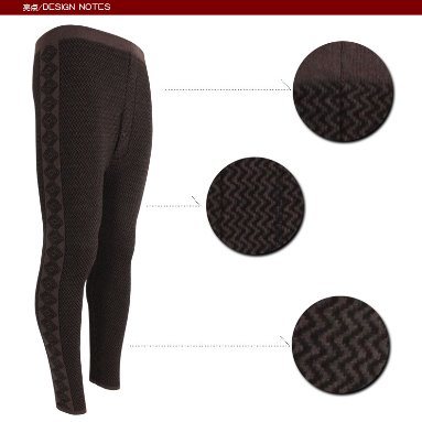 Factory Whole Sell Yak and Wool Blend Knitted Pants for Men's Instock