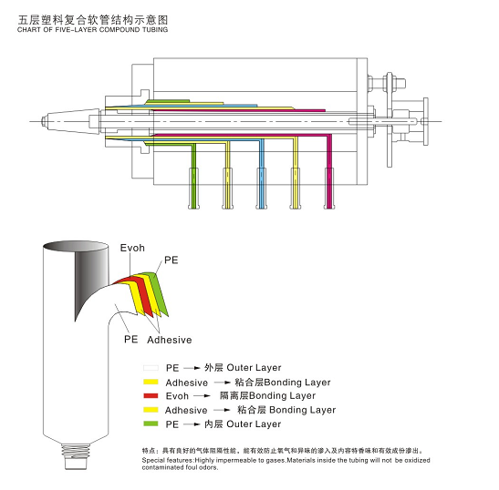 Cosmetic Tube with Offset Printing