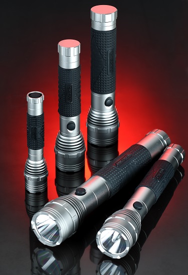 Rubber Handle Series High Power CREE Flashlight CE Certificate