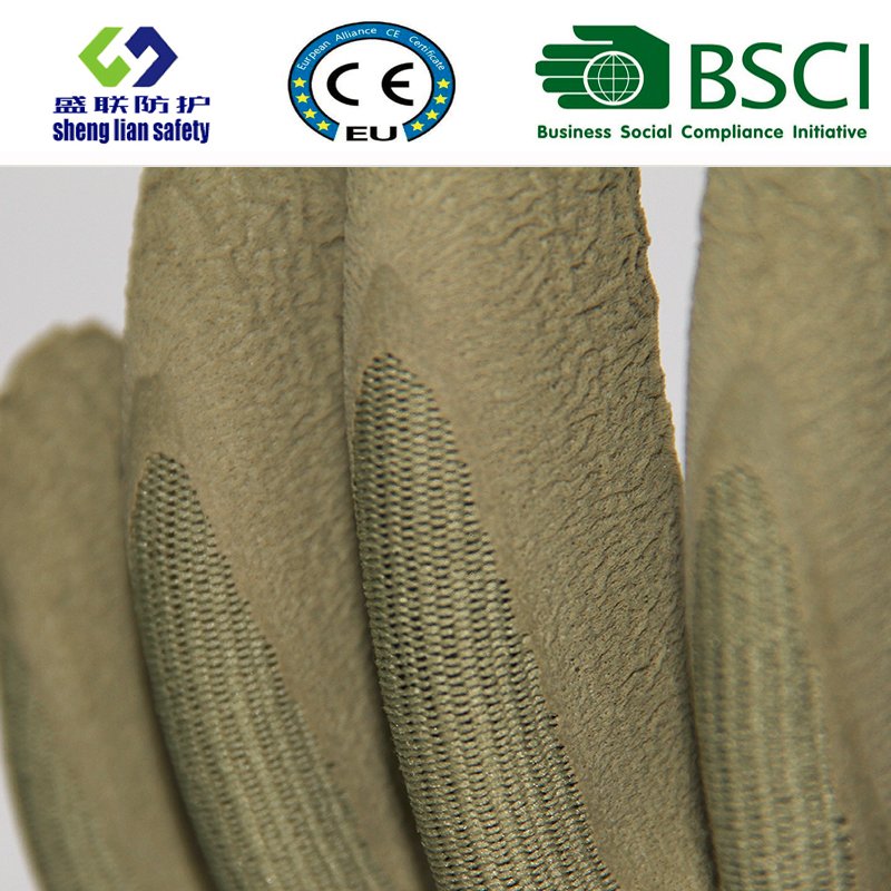 Glove Foam Latex Coated Gardening Working Gloves