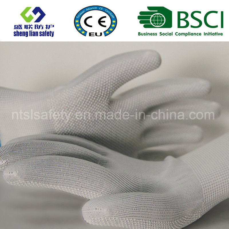 PVC Dots Work Safety Polyester Gloves