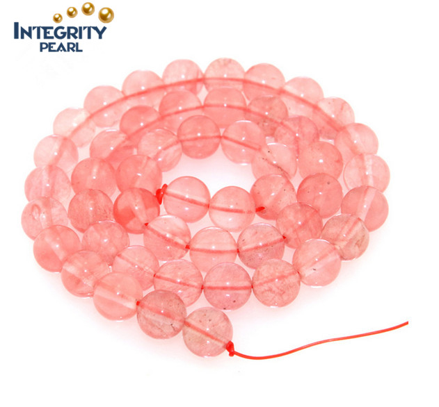 Jewelry Making Bracelet Accessories Natural Quartz Size 6 8 10 12 Watermelon Crystal Beads String