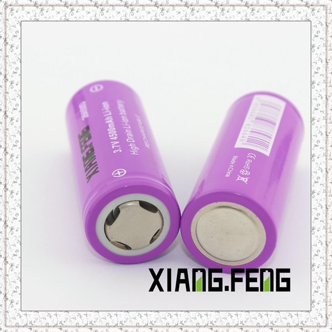 3.7V Xiangfeng 26650 4500mAh Icr Rechargeable Lithium Battery Battery for Vapor