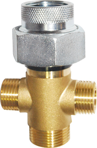 Brass and Iron Tee Ferrous Fitting (a. 0387)