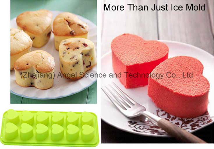 12-Cavity Silicone Ice Cream Mold Also for Cake, Pudding, Lollipop and Chocolate Si21