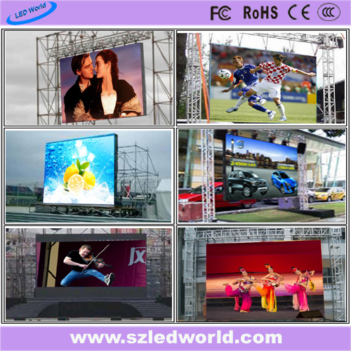P6 Die-Casting Outdoor/Indoor Rental LED Display Screen for Video Advertising (640X640, CE, RoHS, FCC)