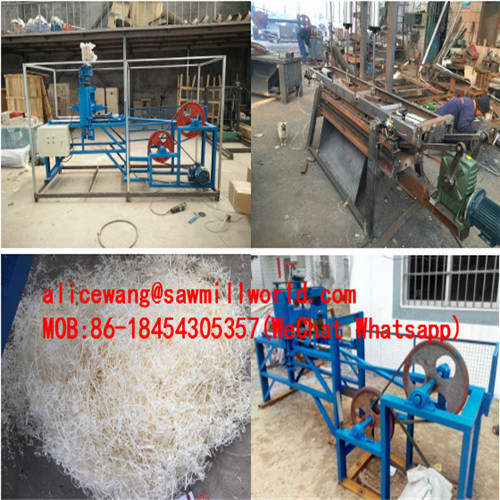 Wood Wool Machine for Hard Wood Cutting Electric Powered Machine