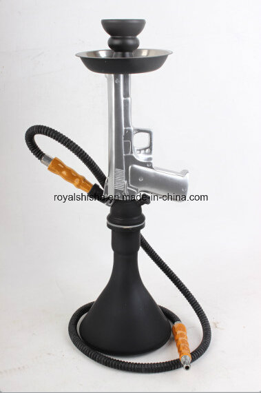 New Design Resin Stem Pistol Gun Shisha Hookah